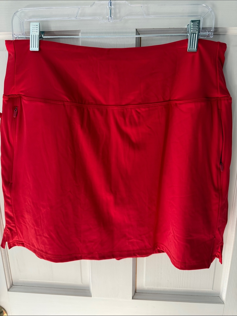 Women’s Santiny Red Athletic Skort-Size L